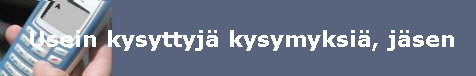Usein kysyttyj� kysymyksi�, j�sen