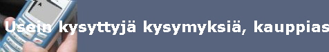 Usein kysyttyj� kysymyksi�, kauppias
